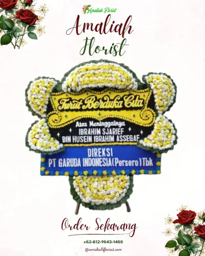 Papan Bunga Duka di Toseho